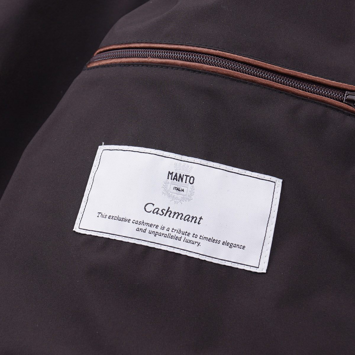 Manto Flannel Cashmere Bomber Jacket