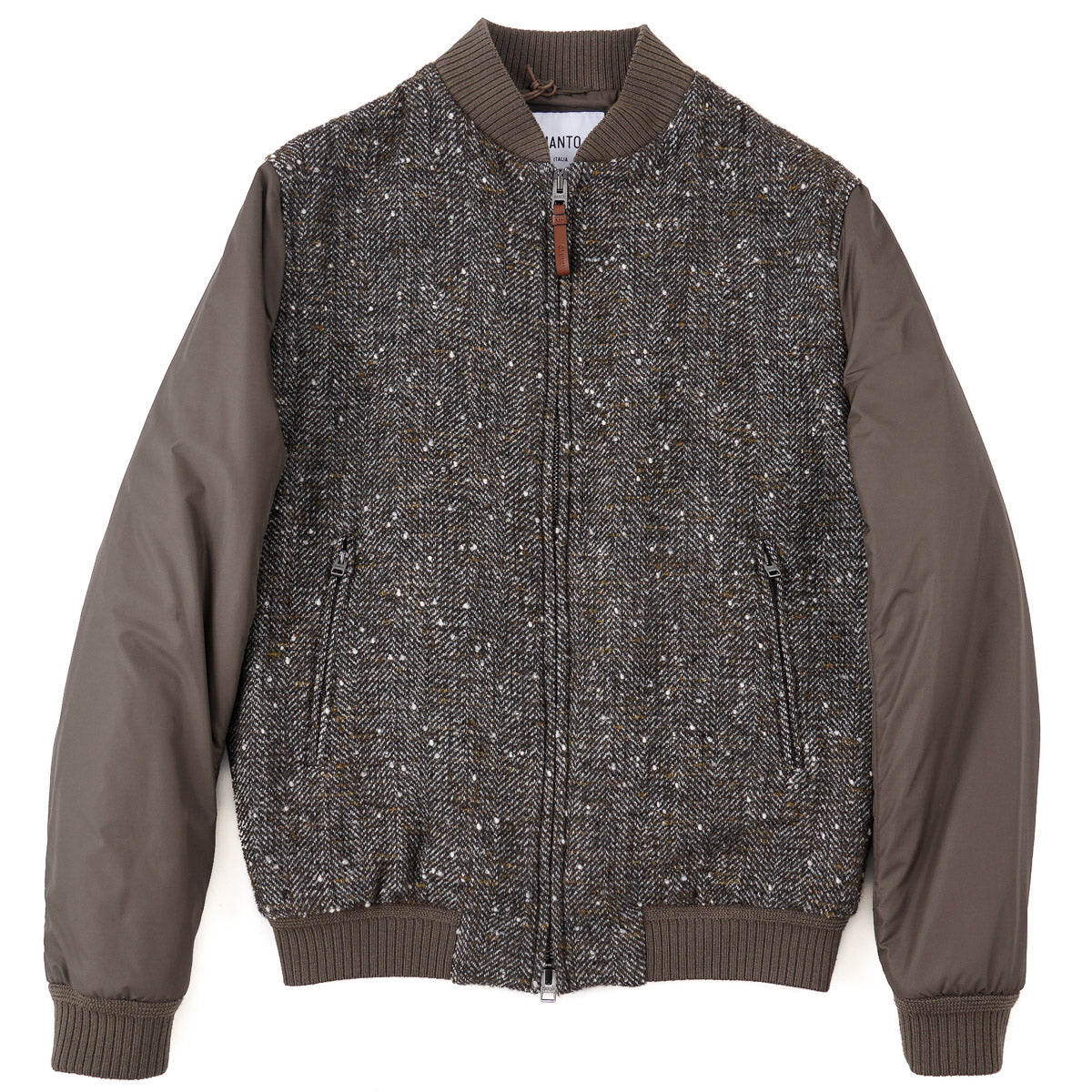 Manto Bomber Jacket with Tweed Front