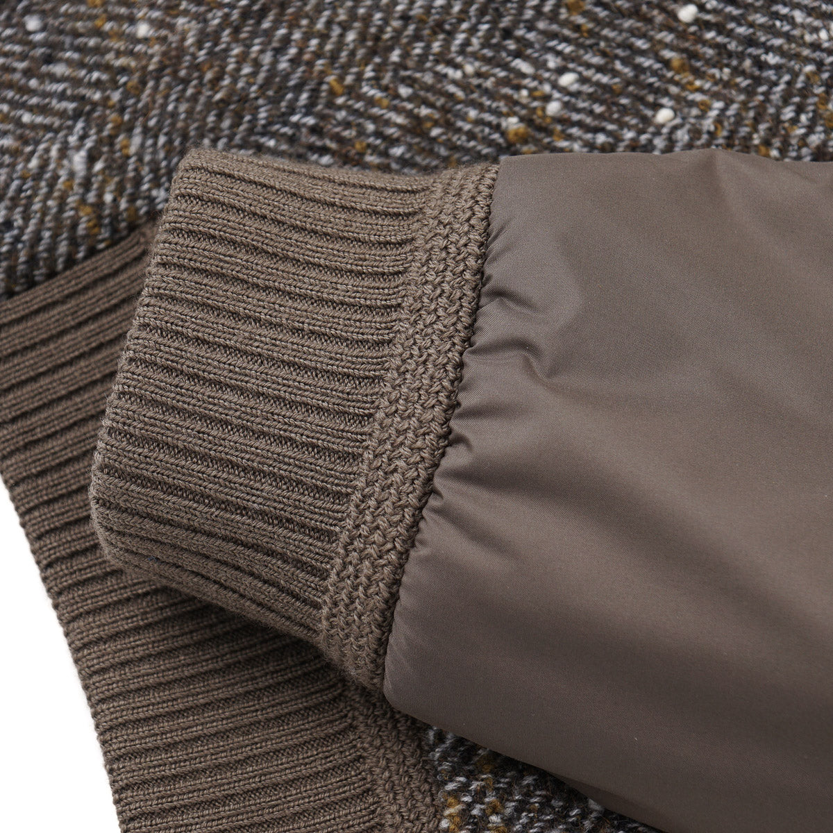 Manto Bomber Jacket with Tweed Front