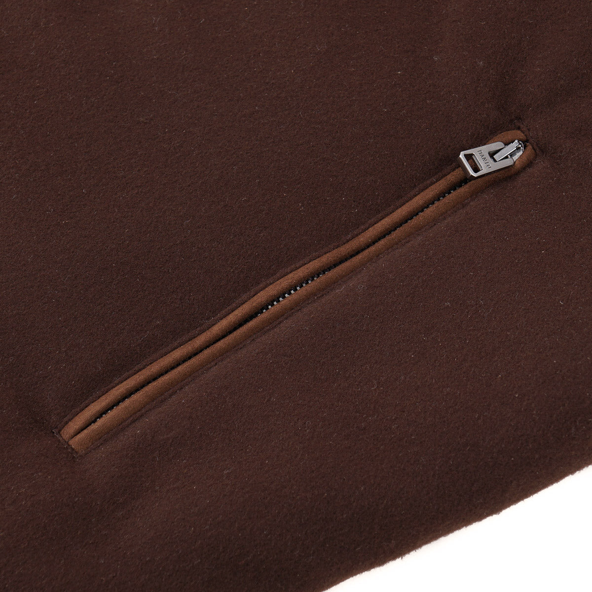 Manto Flannel Cashmere Vest with Hood
