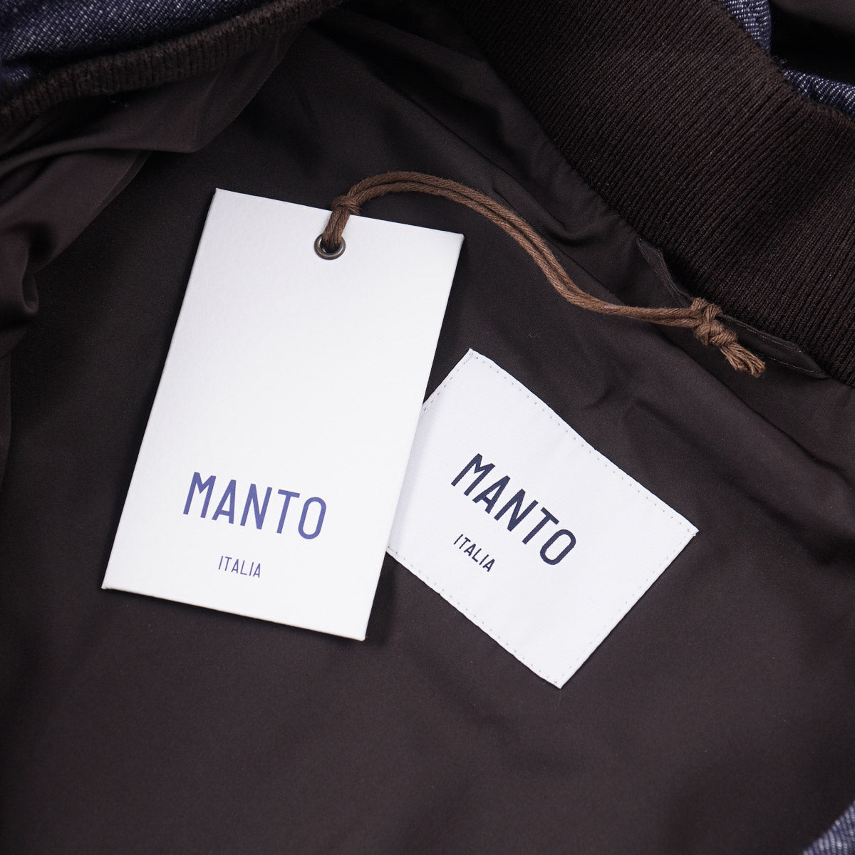 Manto Twill Cashmere Vest with Hood