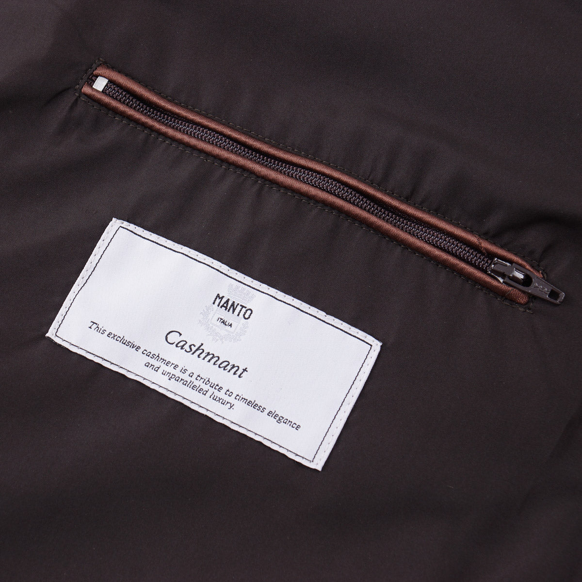 Manto Twill Cashmere Vest with Hood
