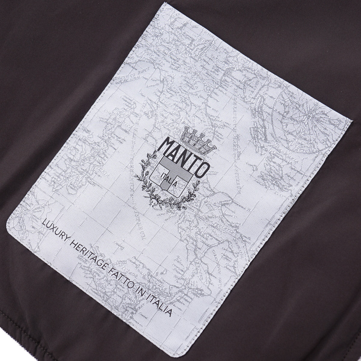 Manto Twill Cashmere Vest with Hood