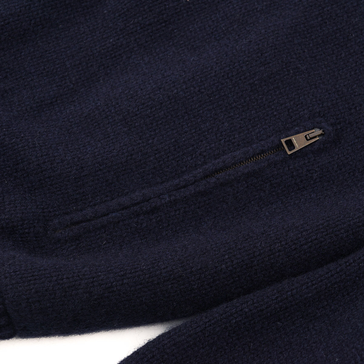 Boglioli Full-Zip Cashmere Bomber Sweater