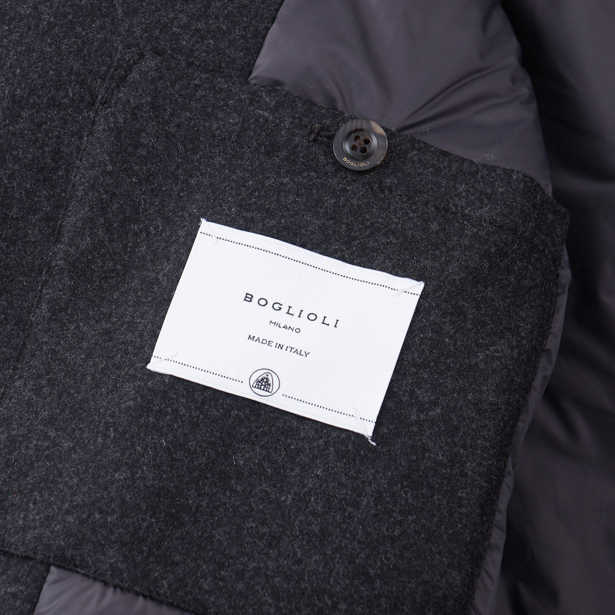 Boglioli Padded Flannel Wool Field Jacket