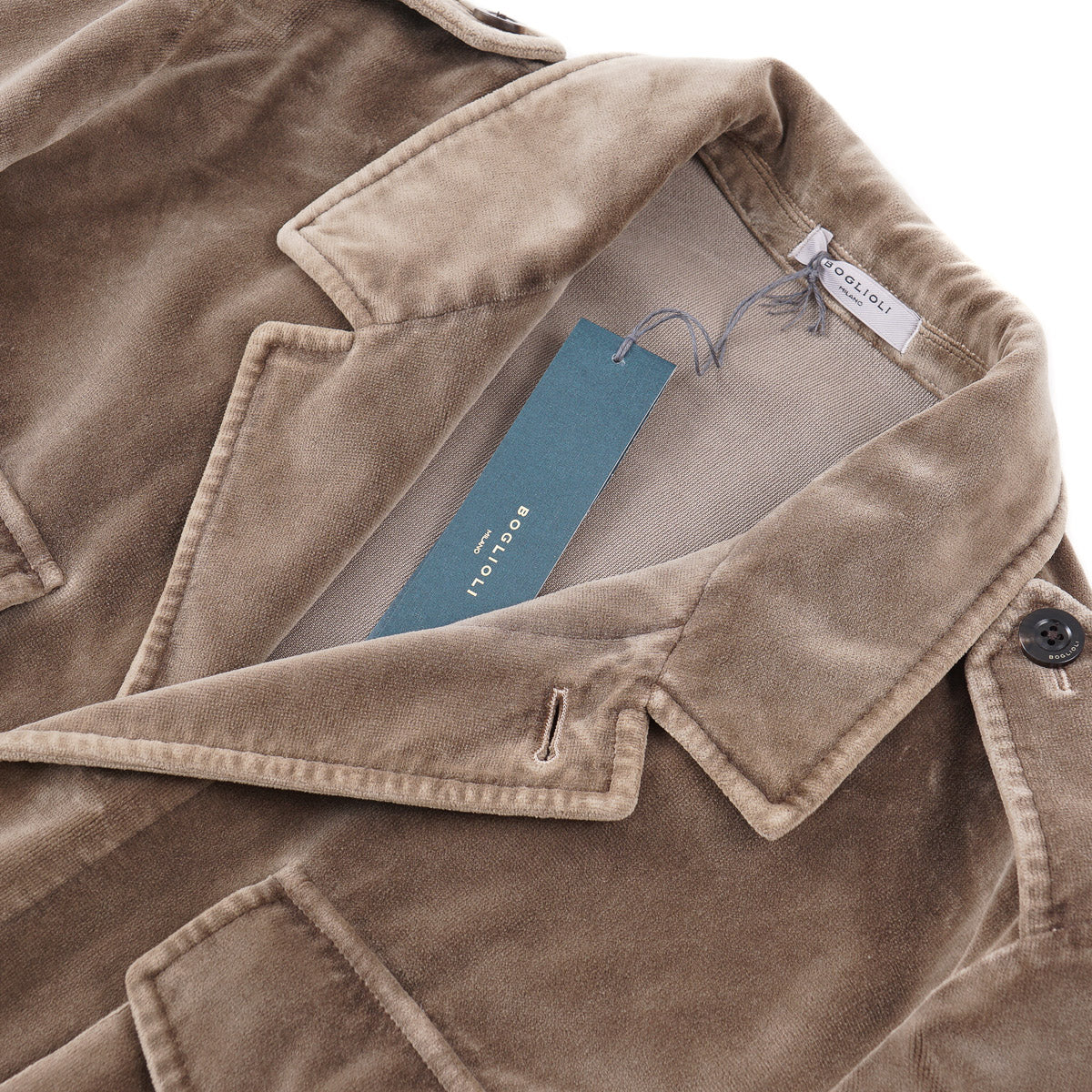 Boglioli Velvet Cotton Field Jacket