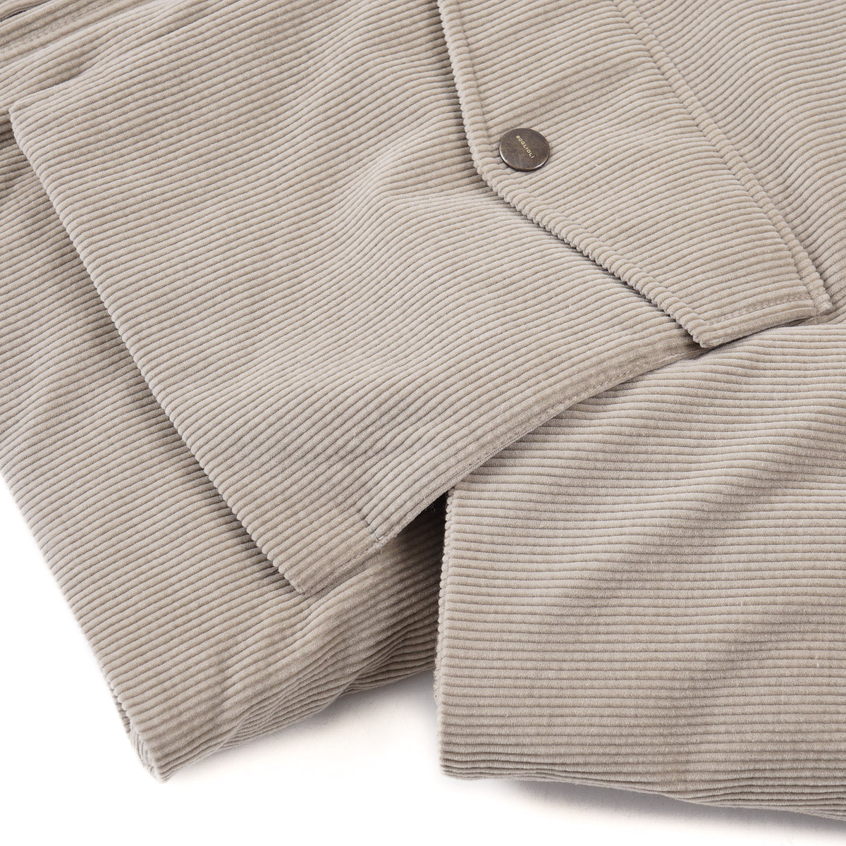 Boglioli Corduroy Hooded Down Jacket