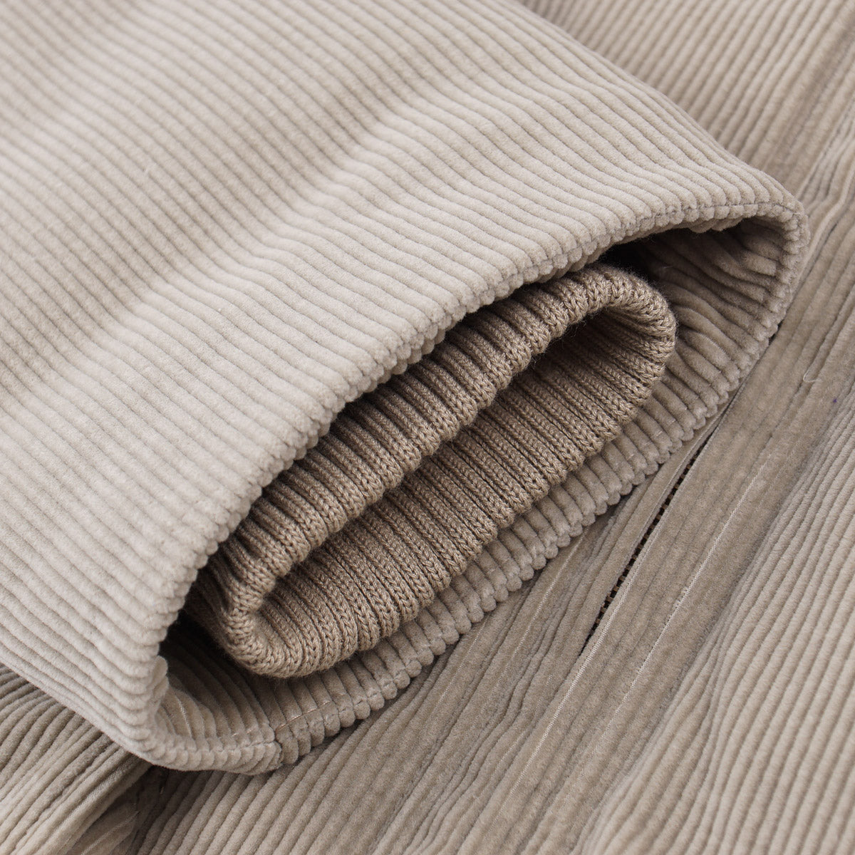 Boglioli Corduroy Hooded Down Jacket
