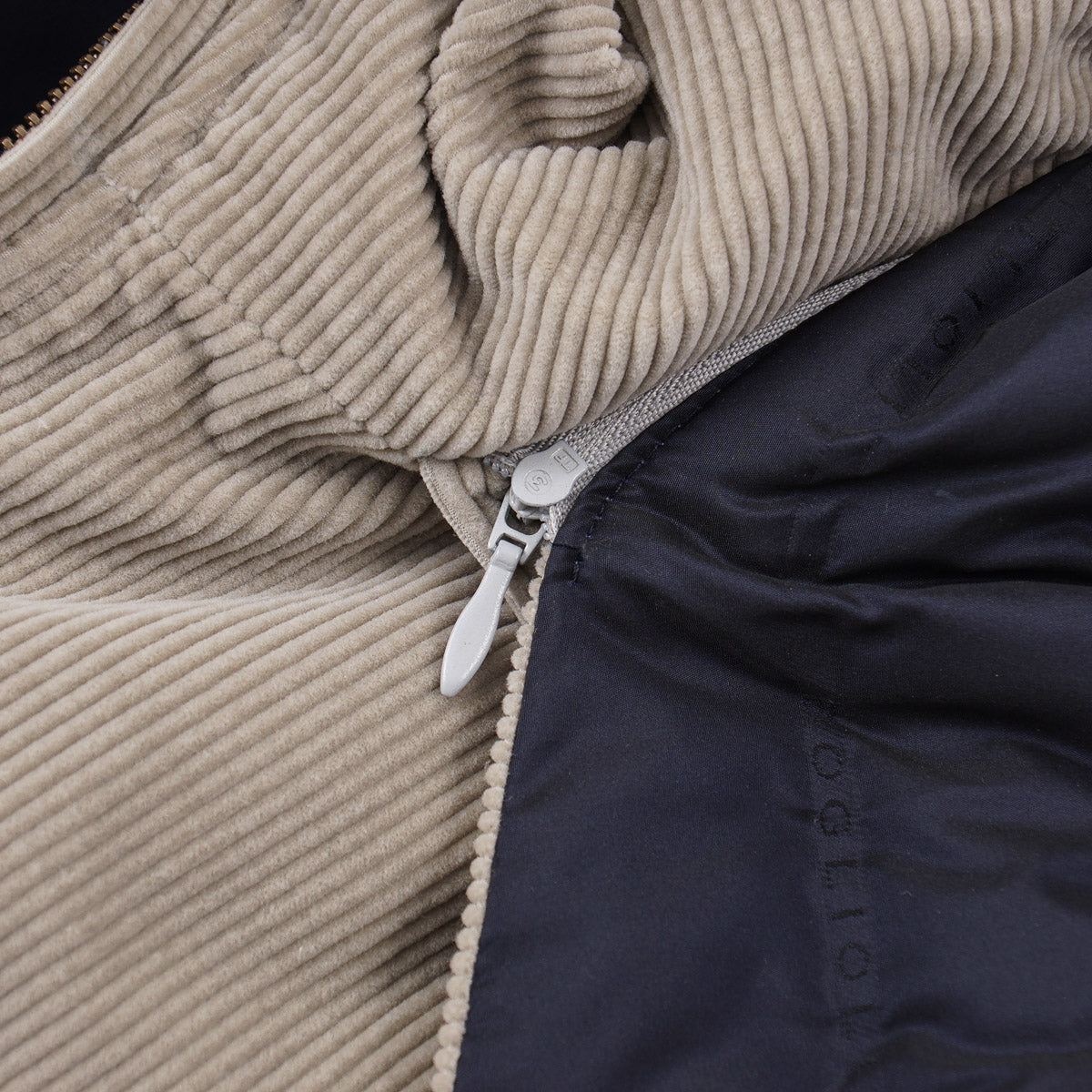 Boglioli Corduroy Hooded Down Jacket