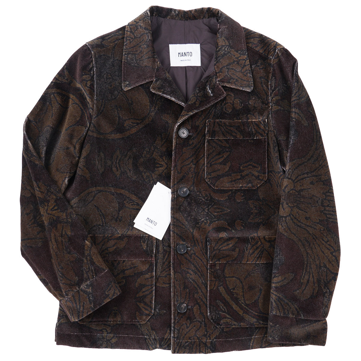 Manto Paisley Corduroy Chore Jacket