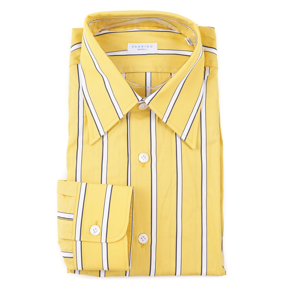 Sannino Slim-Fit Cotton Dress Shirt 15.75 Sannino Slim-Fit Cotton Dress Shirt 15.75