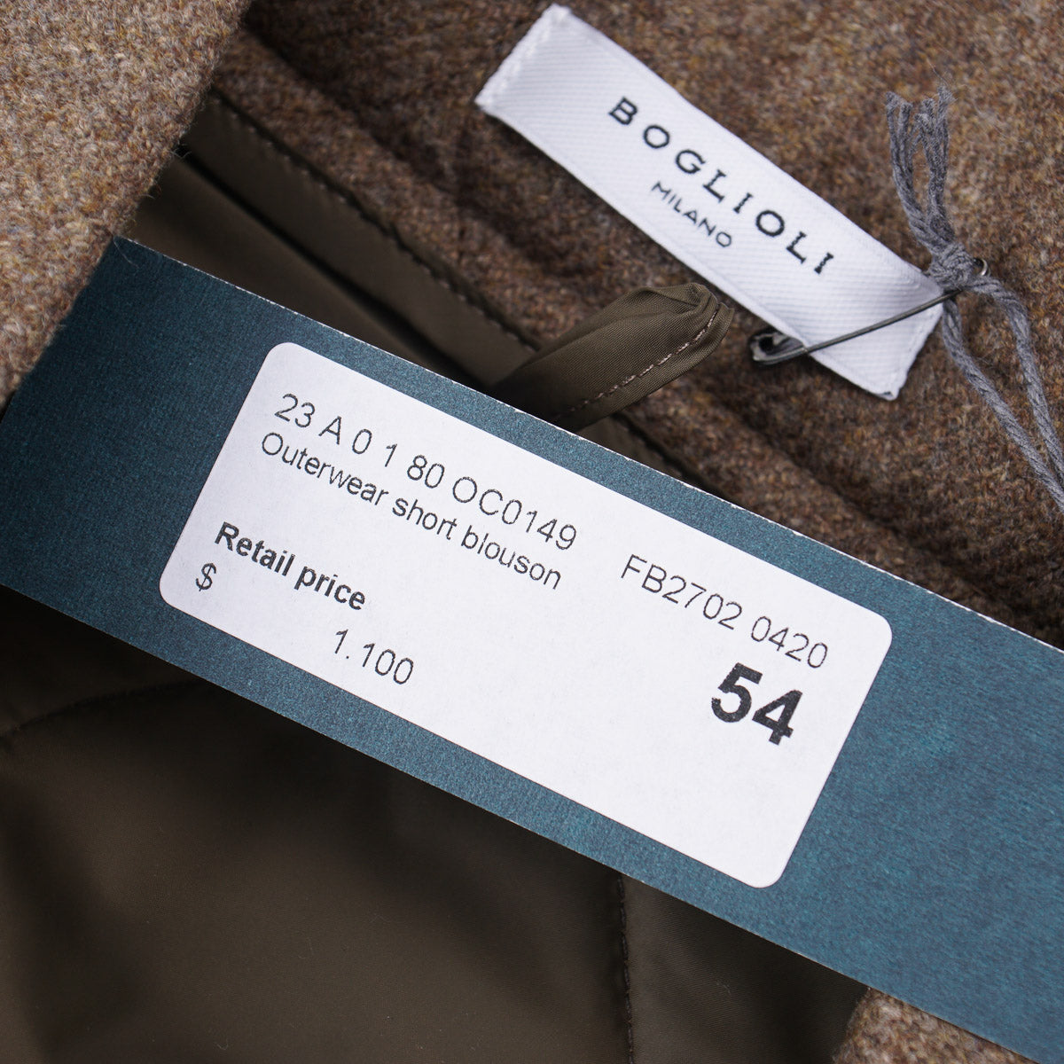 Boglioli Quilted Flannel Wool Vest