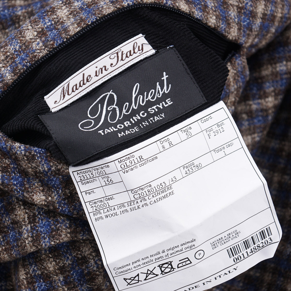 Belvest Reversible Wool-Silk-Cashmere Vest