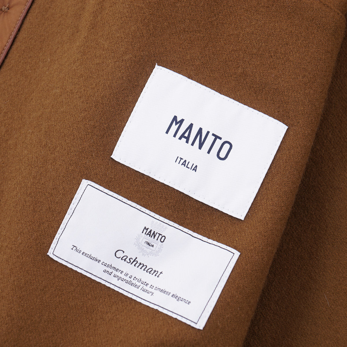 Manto Unlined Flannel Cashmere Jacket