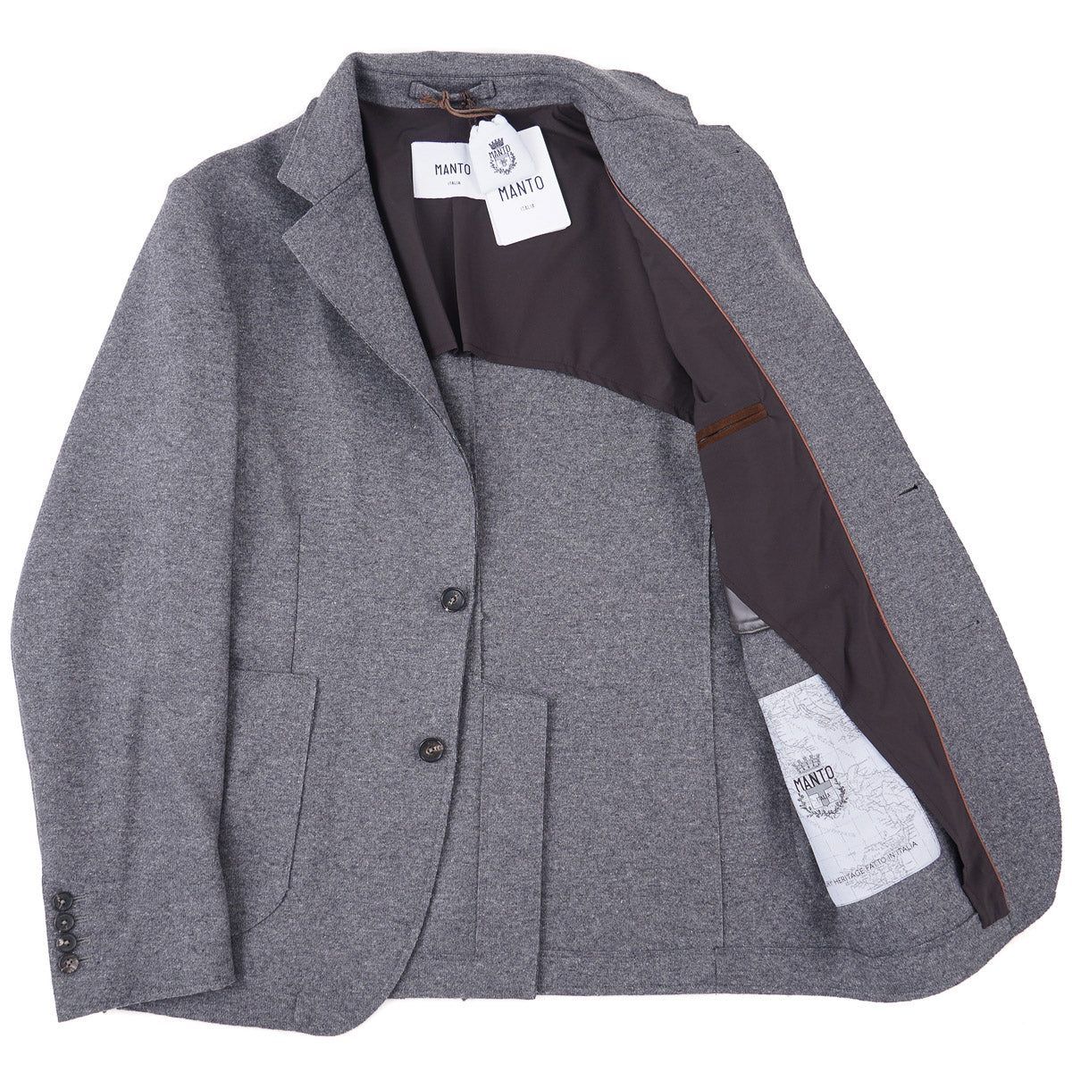 Manto Jersey Flannel Wool Blazer
