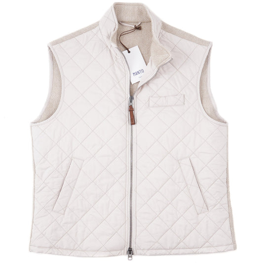 Manto Quilted and Knit Outer Vest