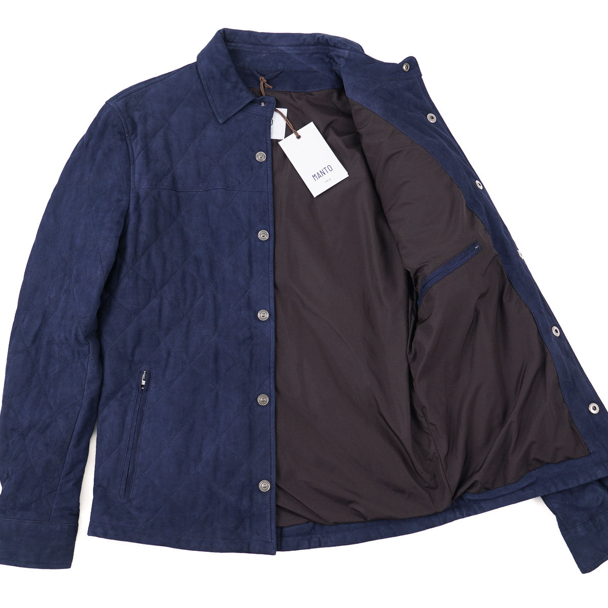 Manto Quilted Lambskin Suede Jacket