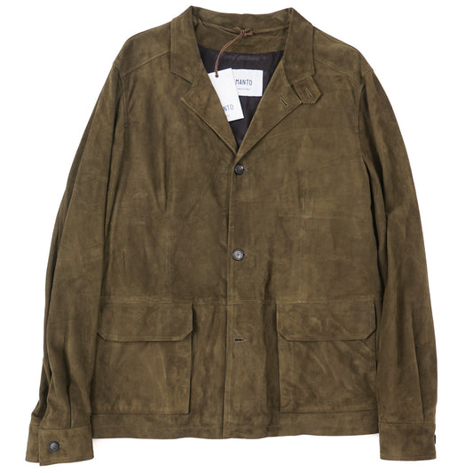 Manto 'Aglianico' Suede Blazer Jacket