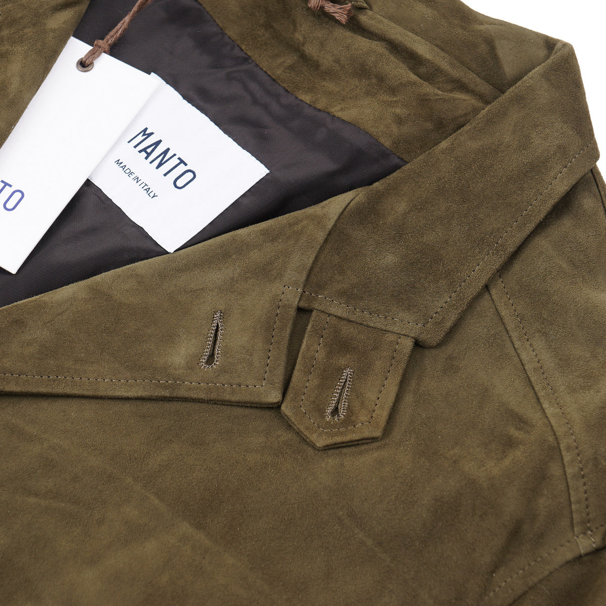 Manto 'Aglianico' Suede Blazer Jacket