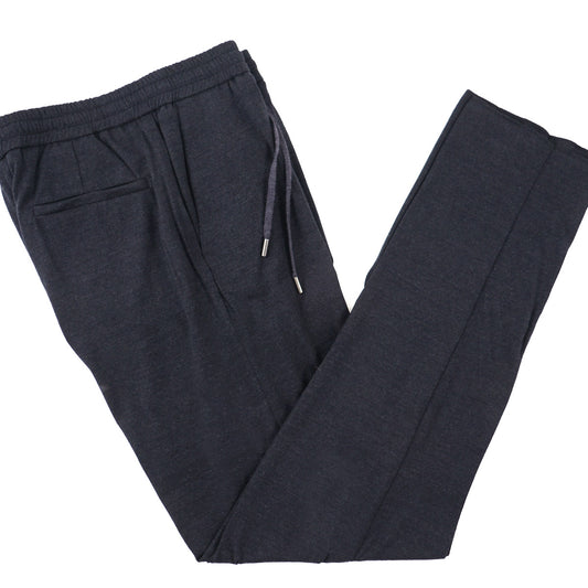 Maurizio Baldassari Jersey Wool Jogger Pants