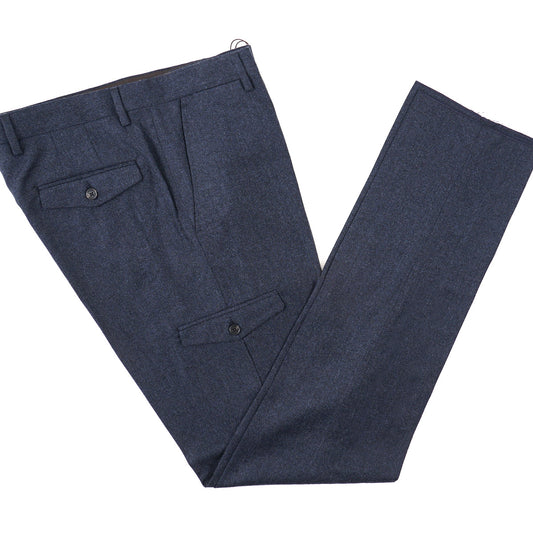 Maurizio Baldassari Flannel Wool Pants