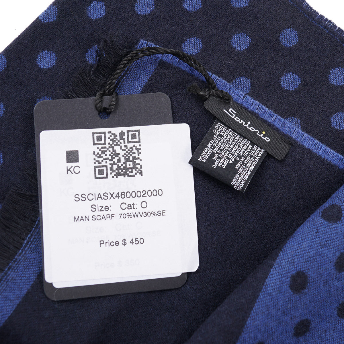Sartorio Napoli Wool and Silk Scarf - Top Shelf Apparel