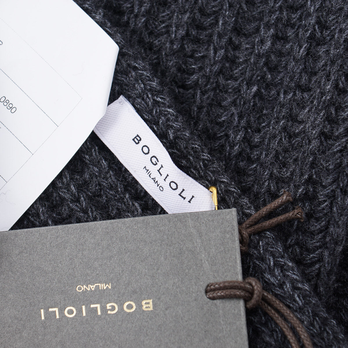 Boglioli Knit Wool-Cashmere Scarf