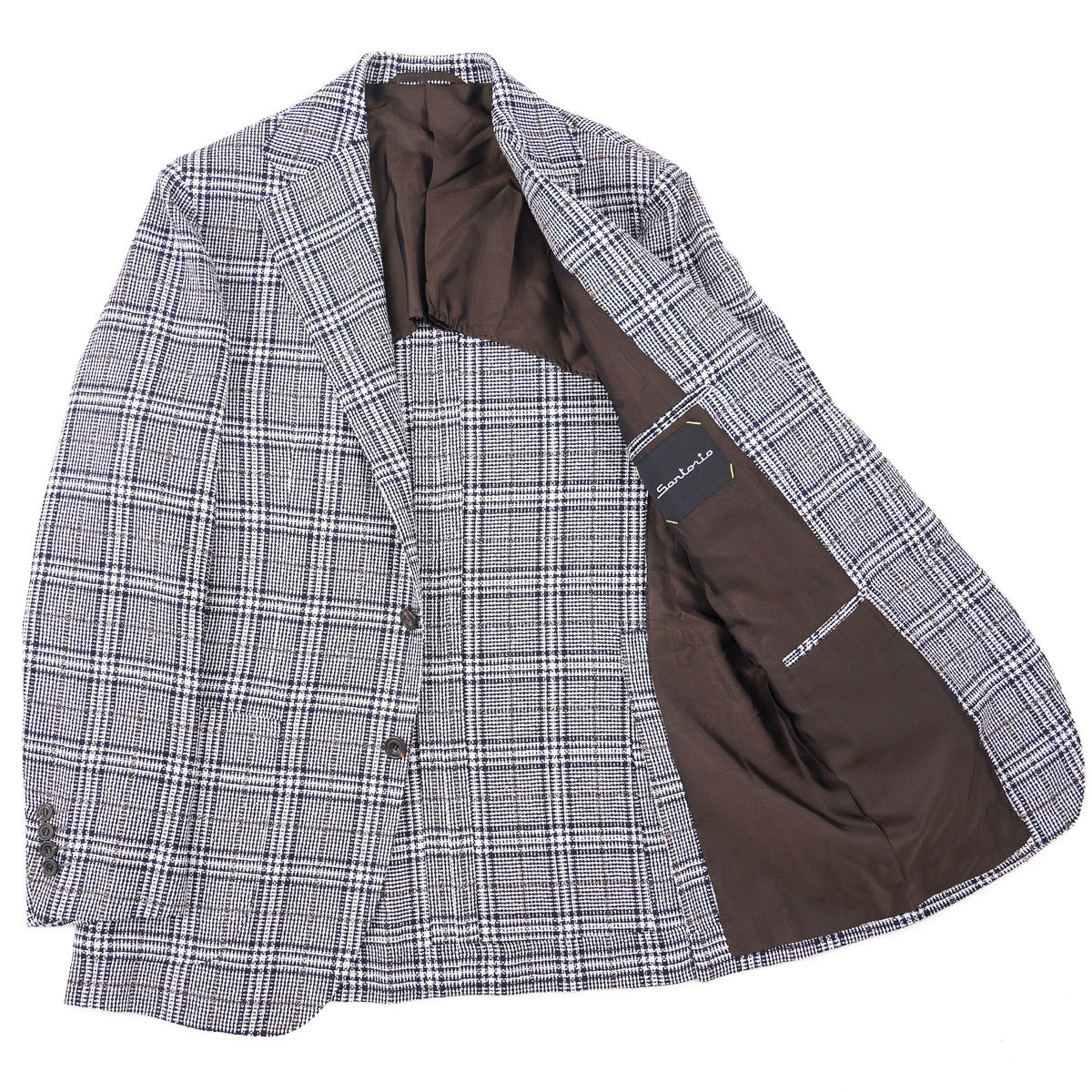 Sartorio Woven Check Sport Coat