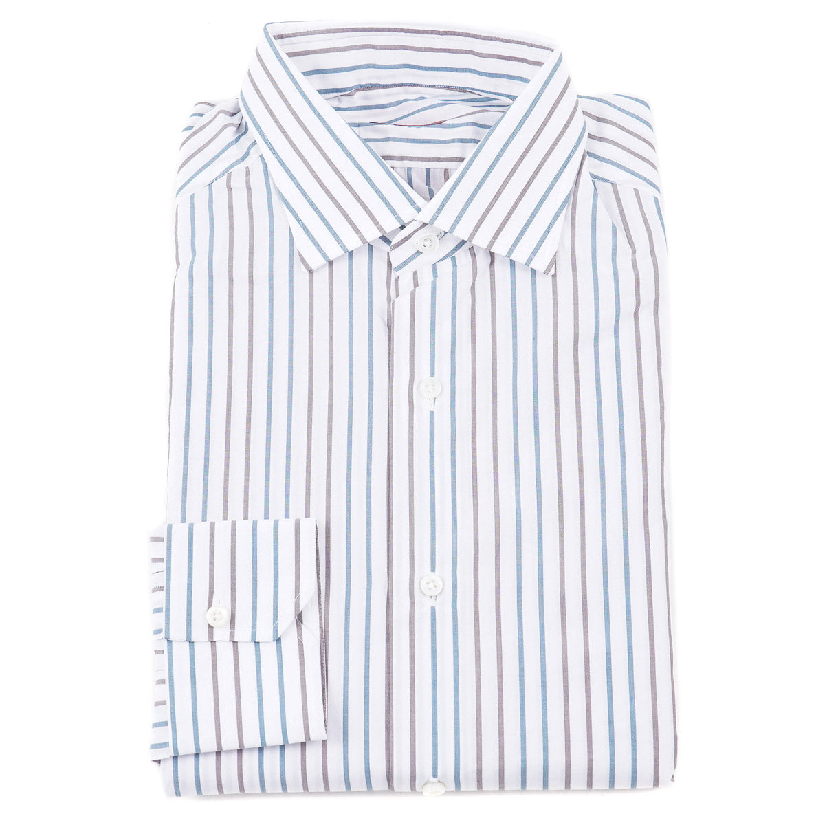 Isaia Tailored-Fit 'Mix' Cotton Shirt - Top Shelf Apparel
