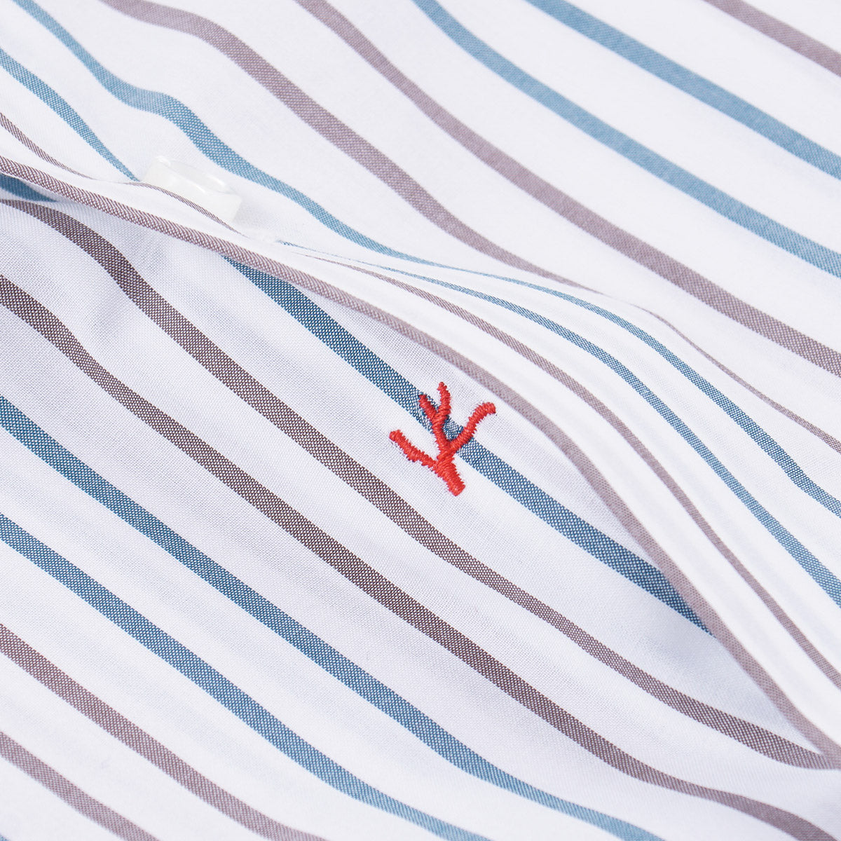 Isaia Tailored-Fit 'Mix' Cotton Shirt
