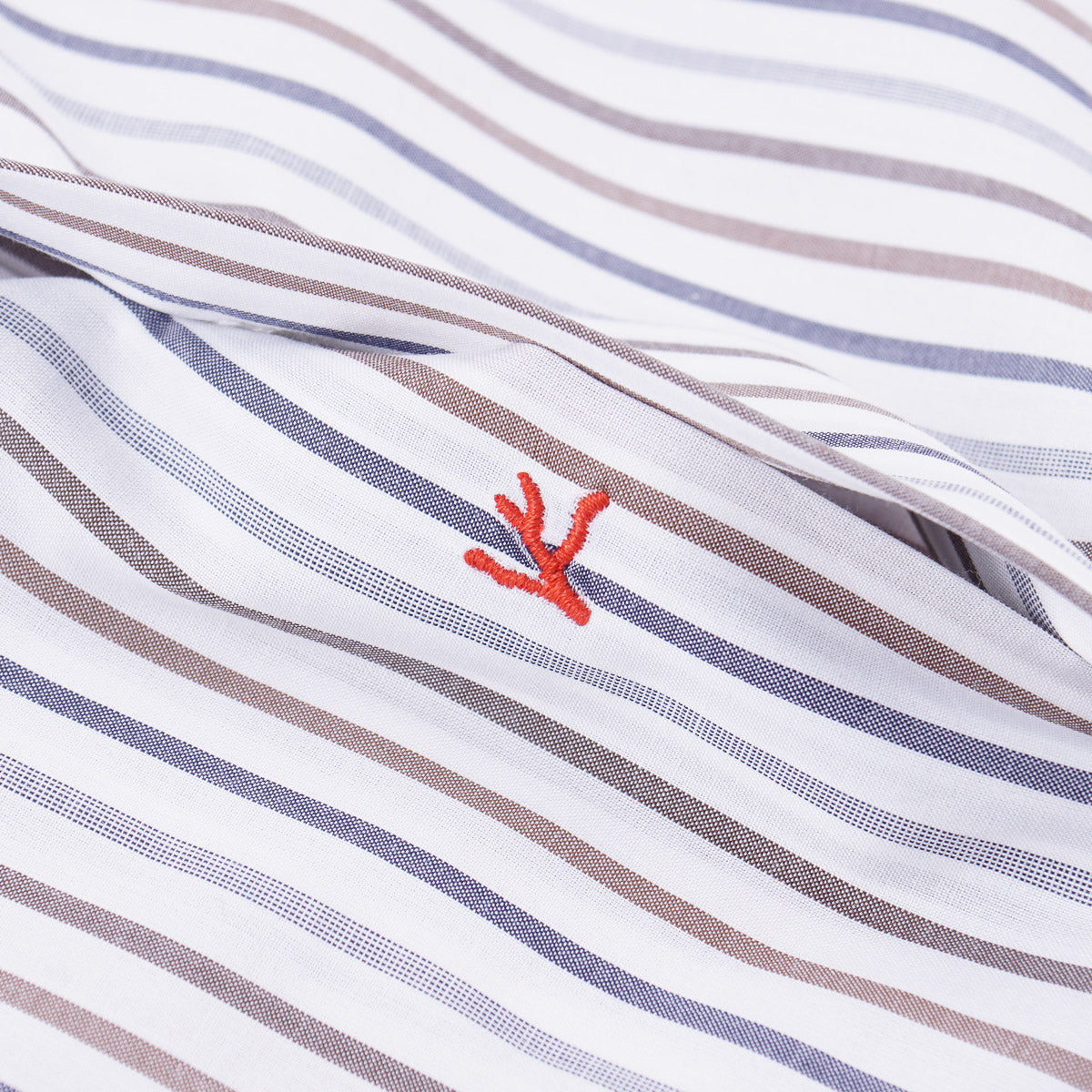 Isaia Tailored-Fit 'Mix' Cotton Shirt