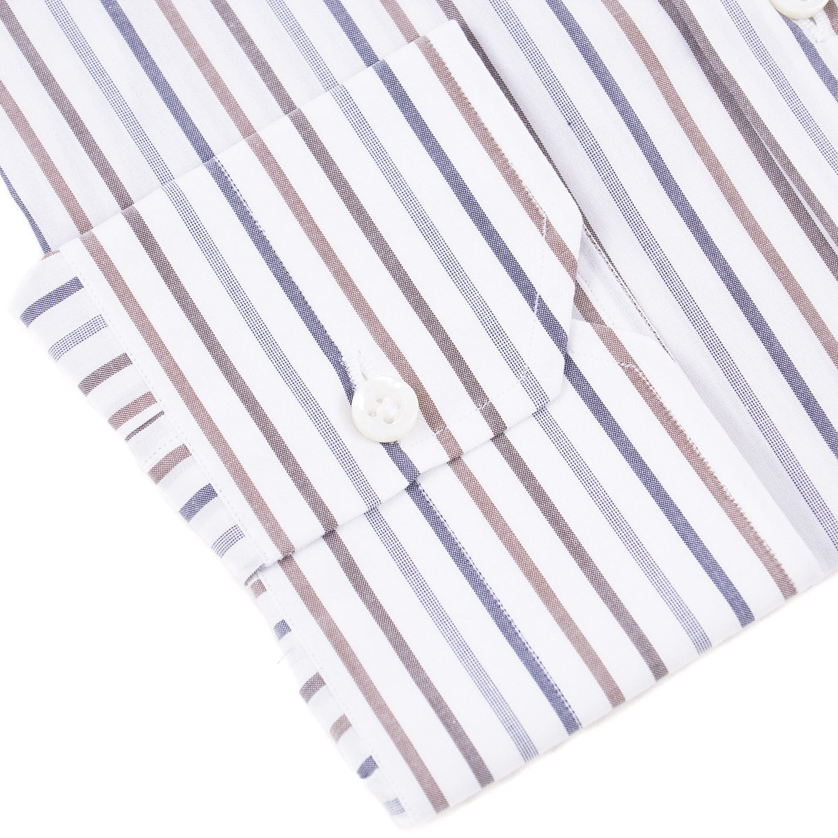 Isaia Tailored-Fit 'Mix' Cotton Shirt - Top Shelf Apparel