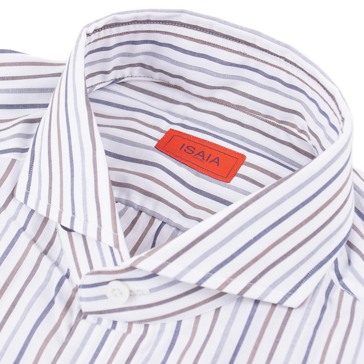 Isaia Tailored-Fit 'Mix' Cotton Shirt - Top Shelf Apparel