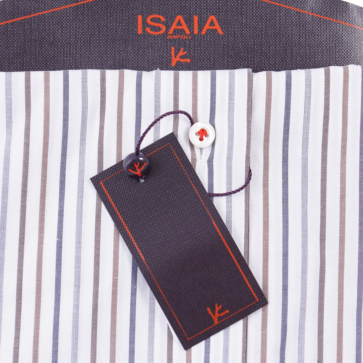 Isaia Tailored-Fit 'Mix' Cotton Shirt - Top Shelf Apparel