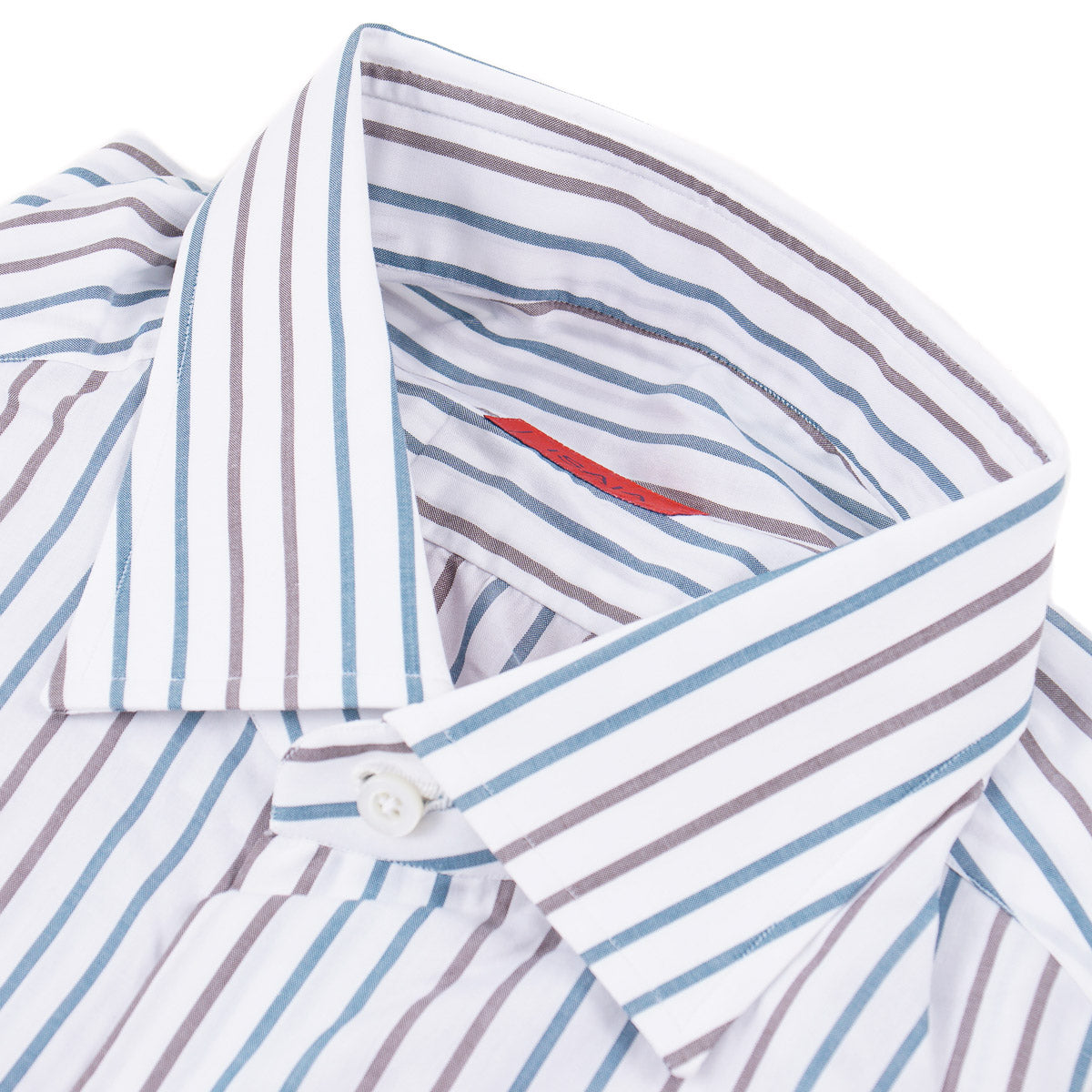 Isaia Tailored-Fit 'Mix' Cotton Shirt - Top Shelf Apparel