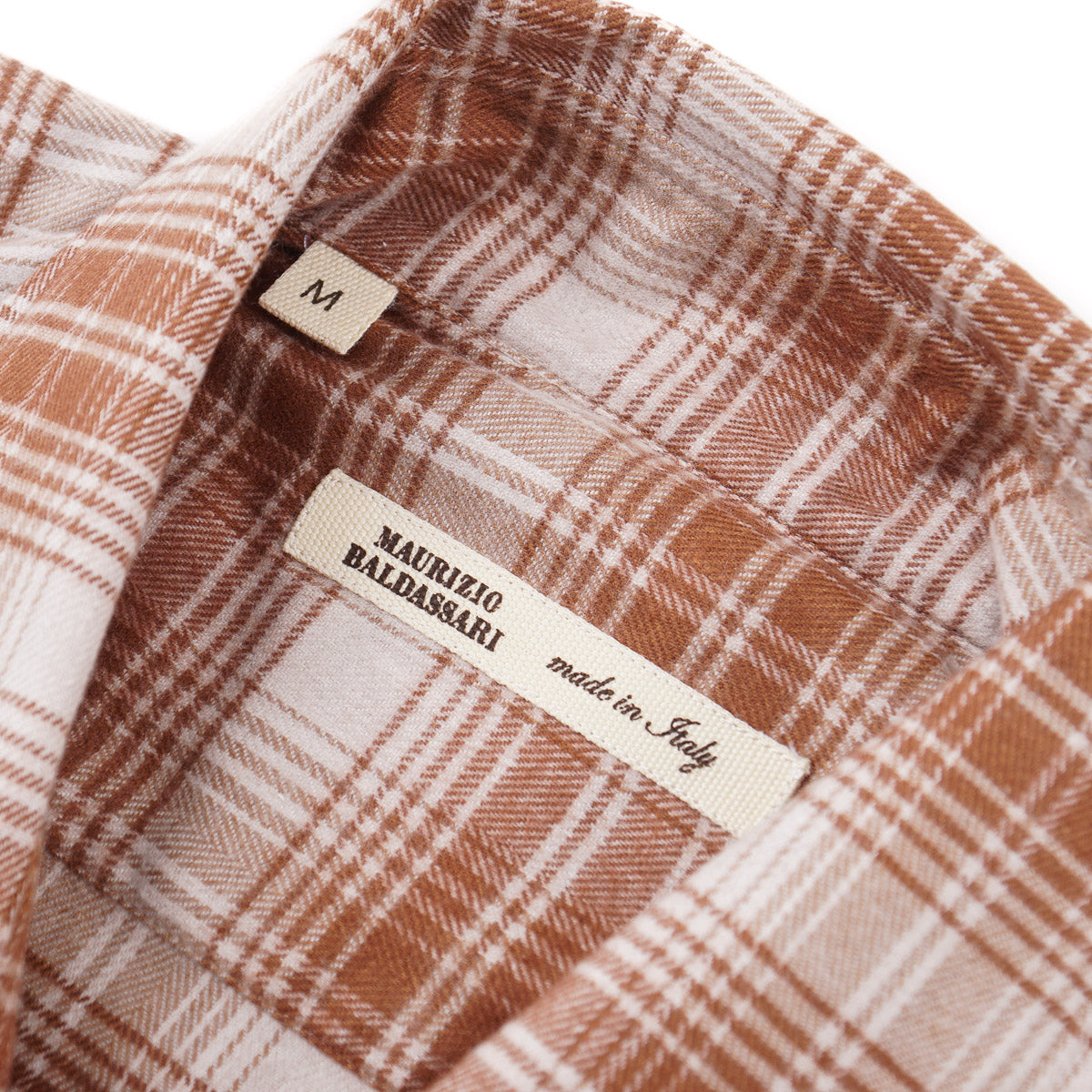 Maurizio Baldassari Soft Flannel Cotton Shirt - Top Shelf Apparel
