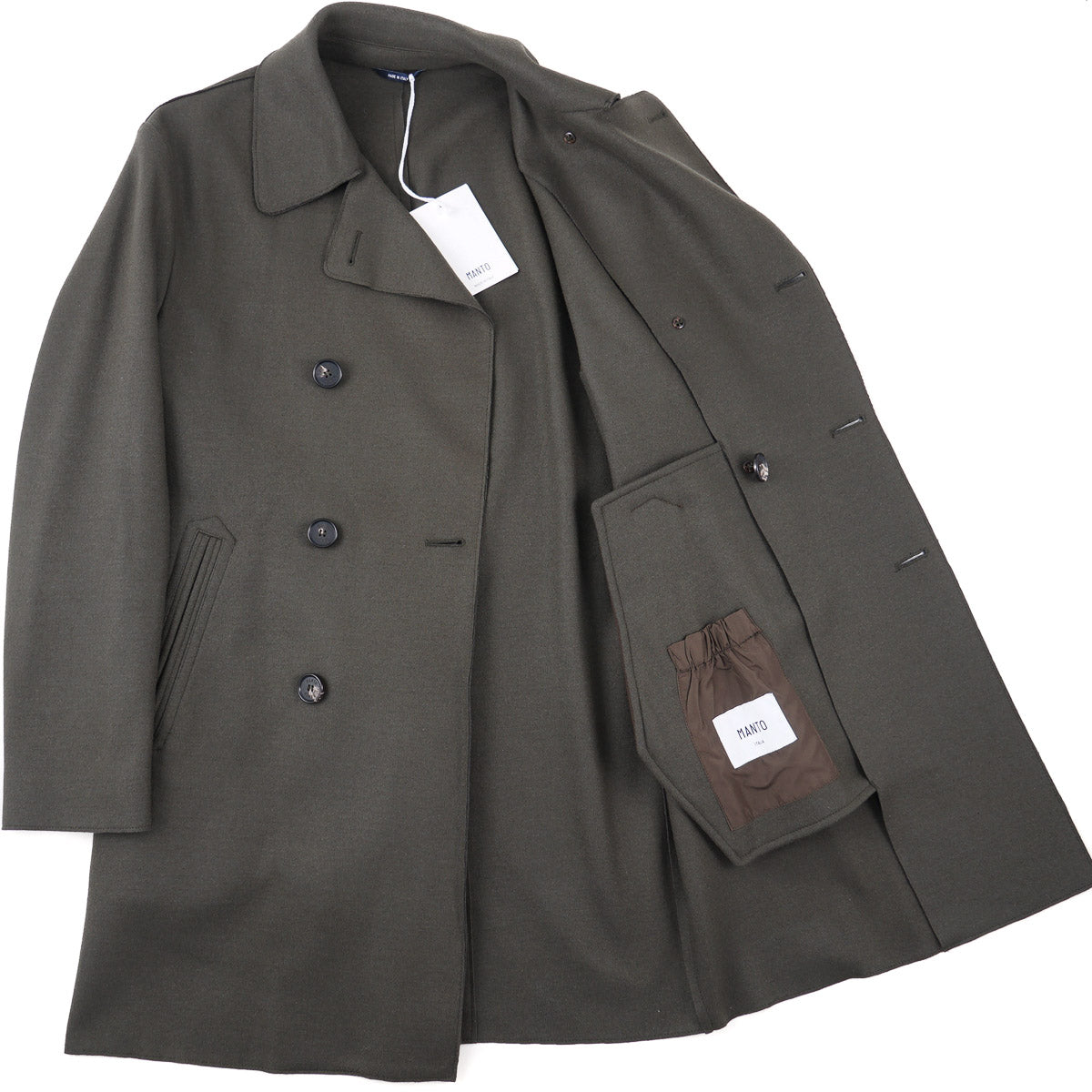 Manto Jersey Wool-Cashmere Overcoat - Top Shelf Apparel