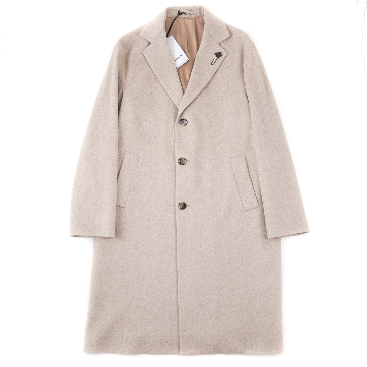 Lardini Soft Brushed Wool Overcoat - Top Shelf Apparel