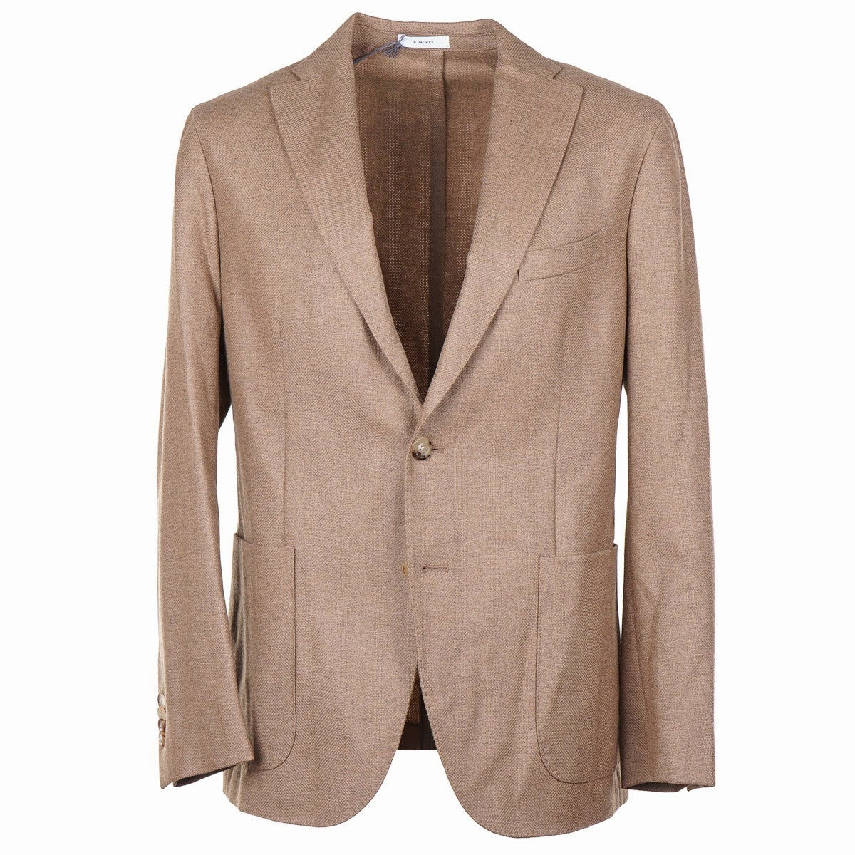 <美品>BOGLIOLI K.JACKET ブラウン ウール ジャケット 48 Garment Dyed Wool Herringbone K-Jacket in Brown: Luxury