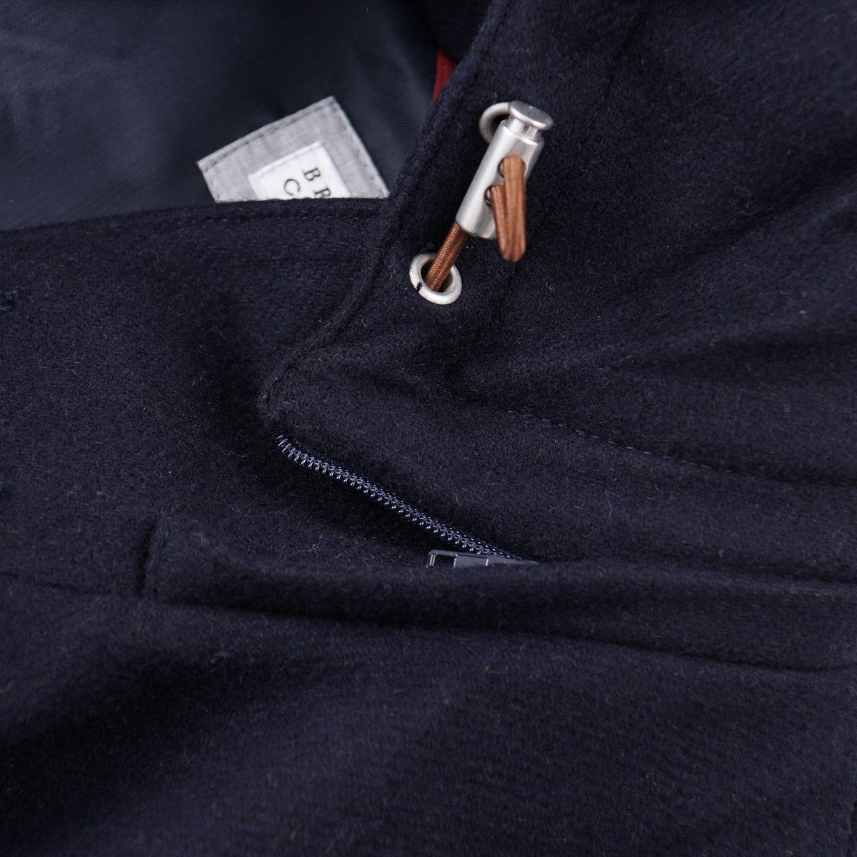 Brunello Cucinelli Wool Coat with Hood