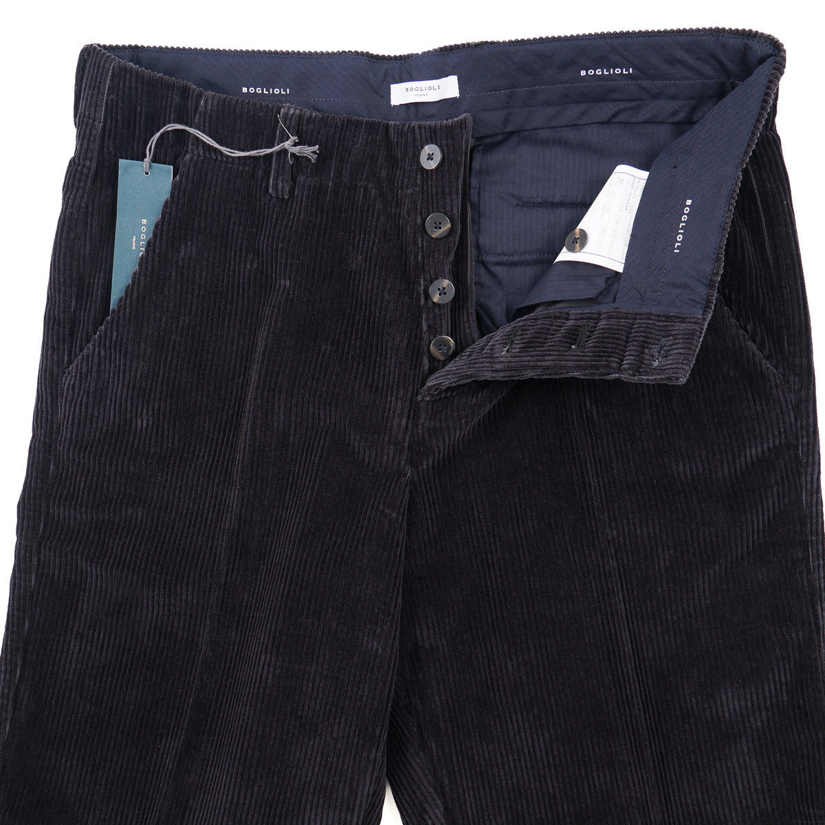 Boglioli Regular-Fit Corduroy Cotton Pants - Top Shelf Apparel