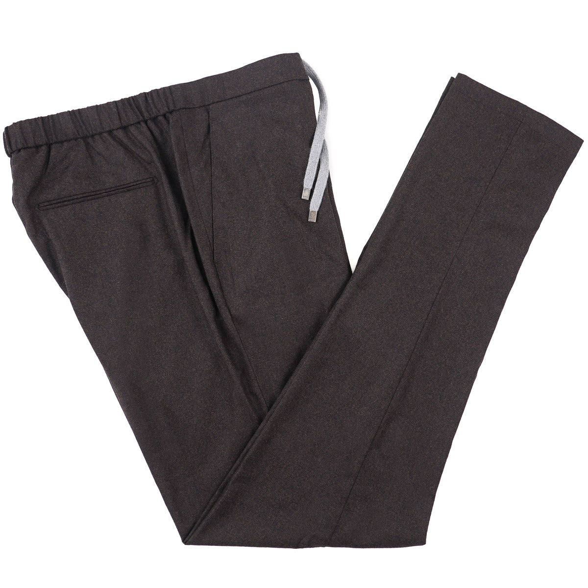 Boglioli Flannel Wool Drawstring Pants