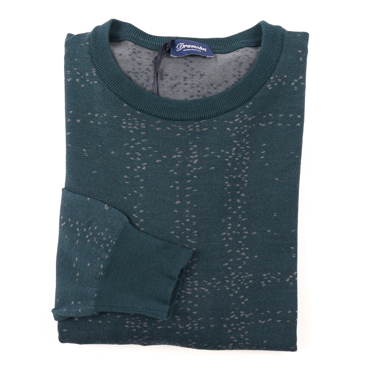 Drumohr Patterned Merino Wool Sweater - Top Shelf Apparel
