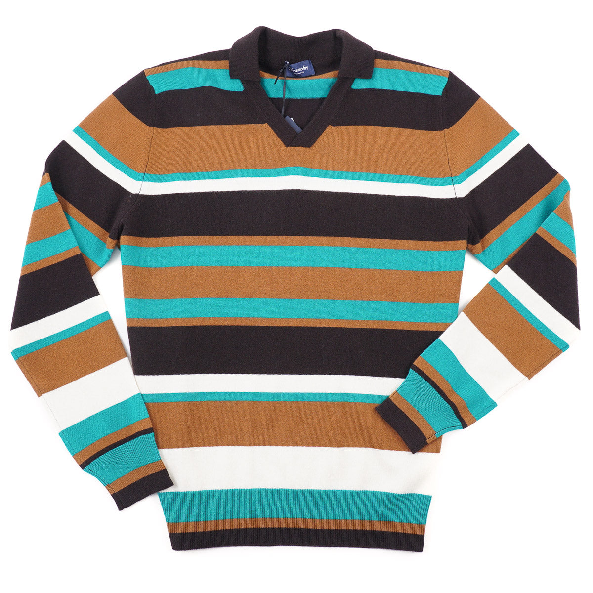 Drumohr Multi-Striped Cashmere Sweater - Top Shelf Apparel