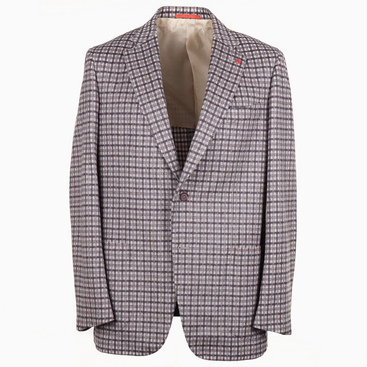 Isaia Flannel Wool-Cashmere Sport Coat - Top Shelf Apparel