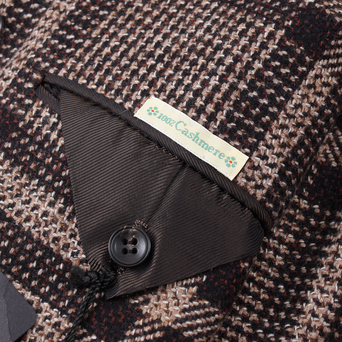 Kiton Layered Plaid Cashmere Overcoat - Top Shelf Apparel