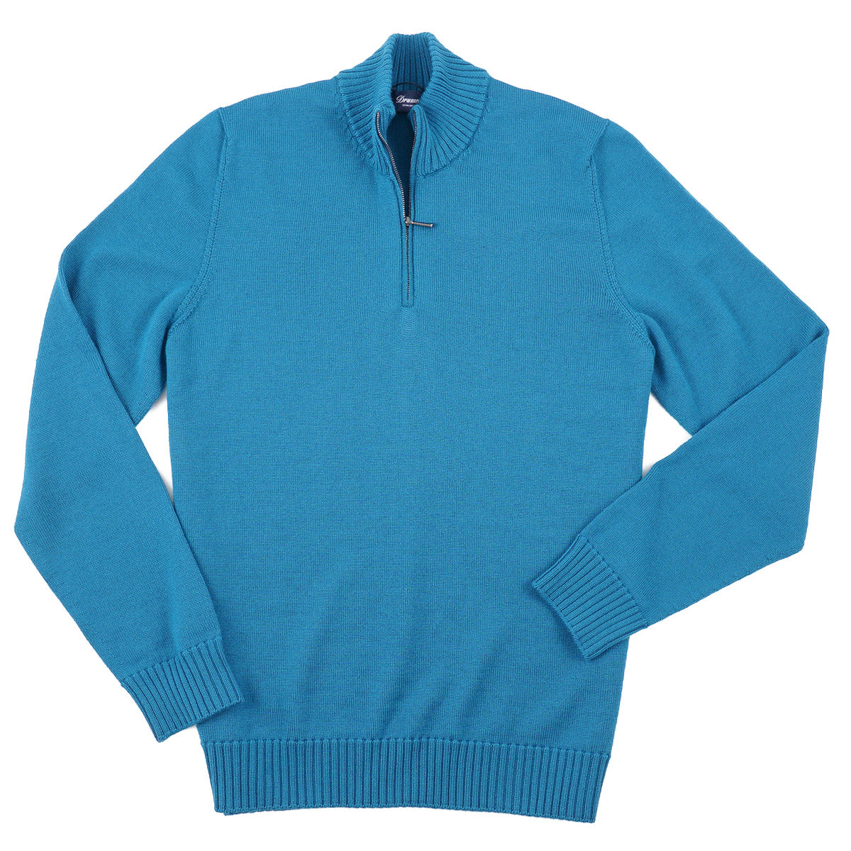 Drumohr Half-Zip Merino Wool Sweater - Top Shelf Apparel