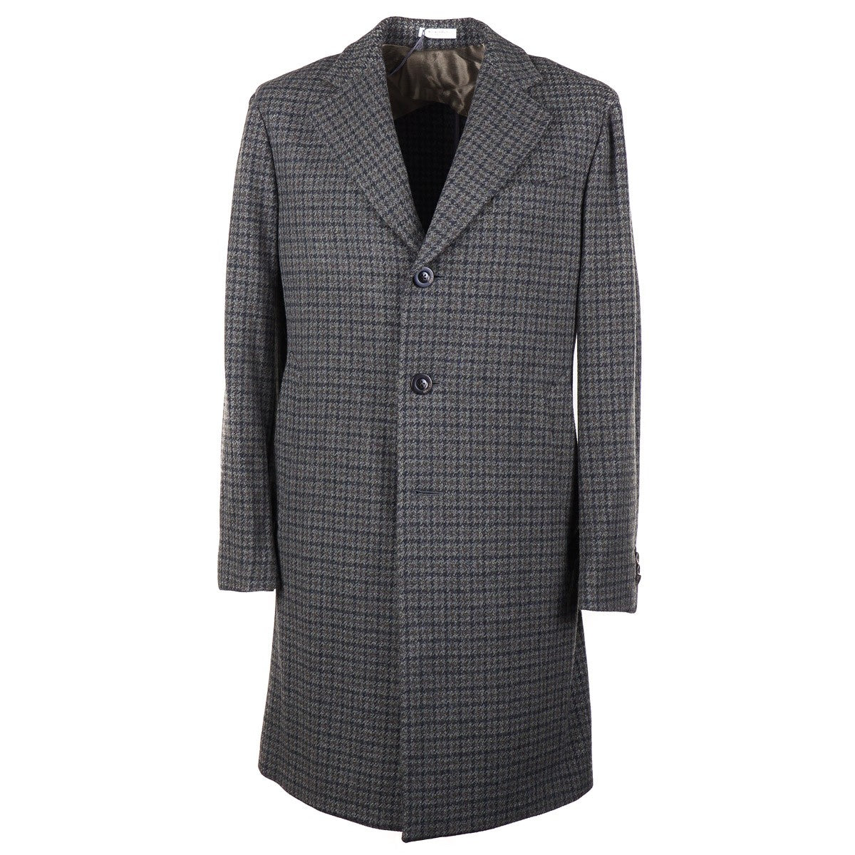 Boglioli Houndstooth Wool-Cashmere Overcoat - Top Shelf Apparel
