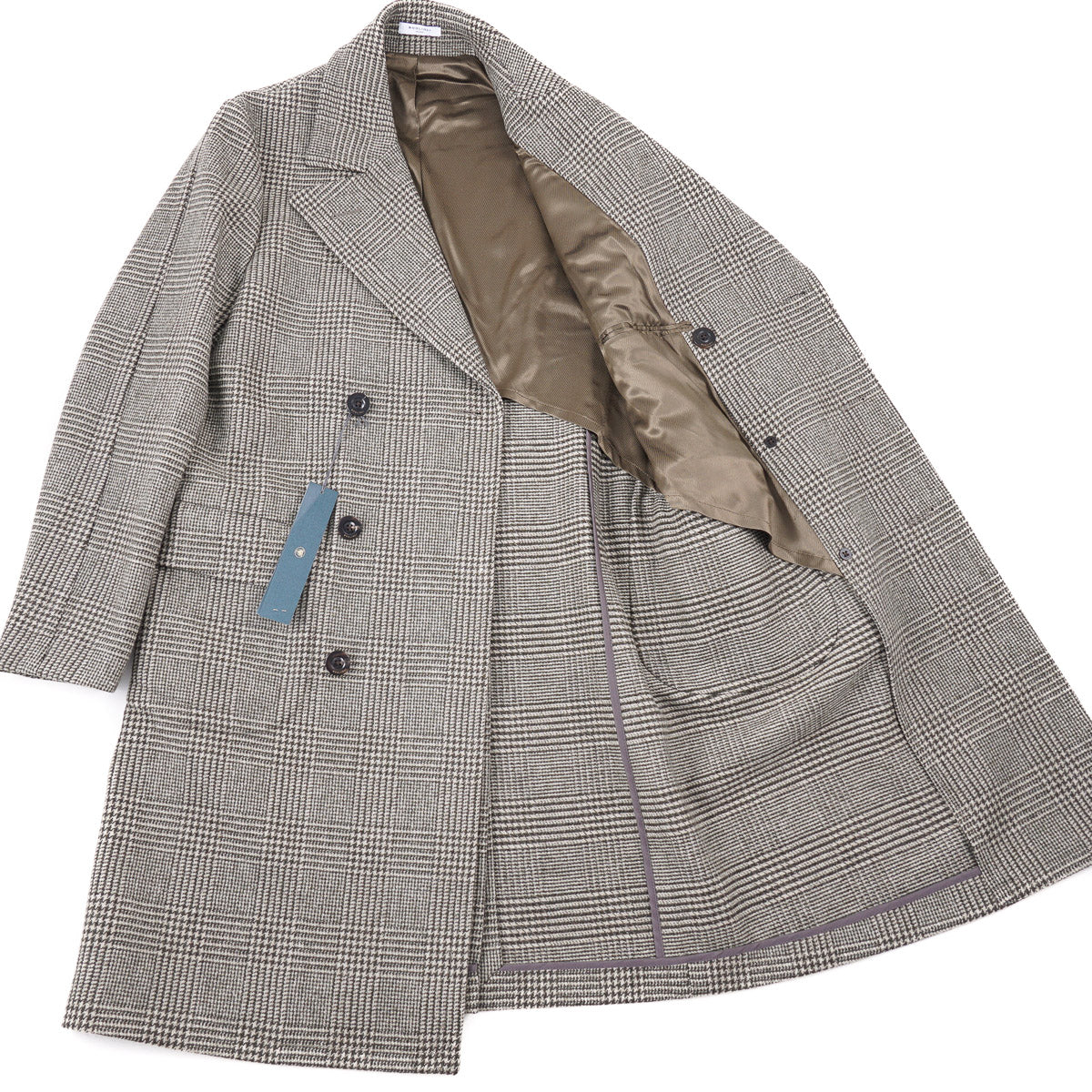 Boglioli Glen Check Wool Overcoat - Top Shelf Apparel