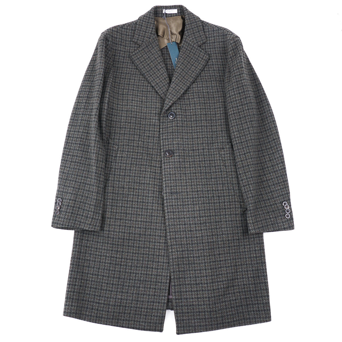 Boglioli Houndstooth Wool-Cashmere Overcoat - Top Shelf Apparel